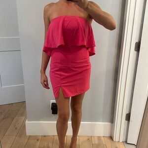 Strapless Pink Dress
